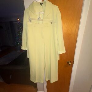 Express Lime Greenish Color Suit Size Small/6R